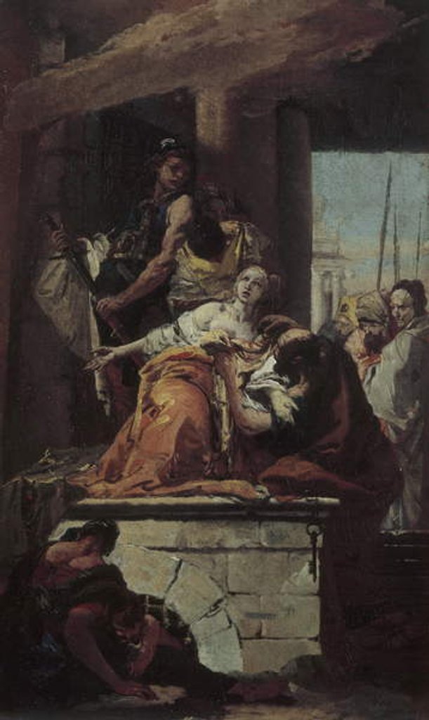 Detail of The Martyrdom of St. Agatha, c.1734 by Giovanni Battista (1696-1770) Tiepolo