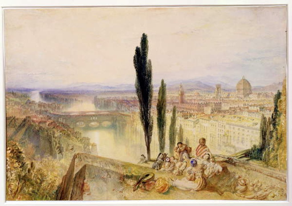 Detail of Florence, c.1827 by Joseph Mallord William Turner