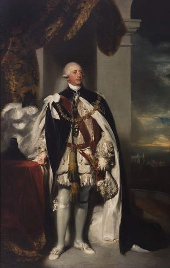 Detail of George III, 1792 by Thomas Lawrence