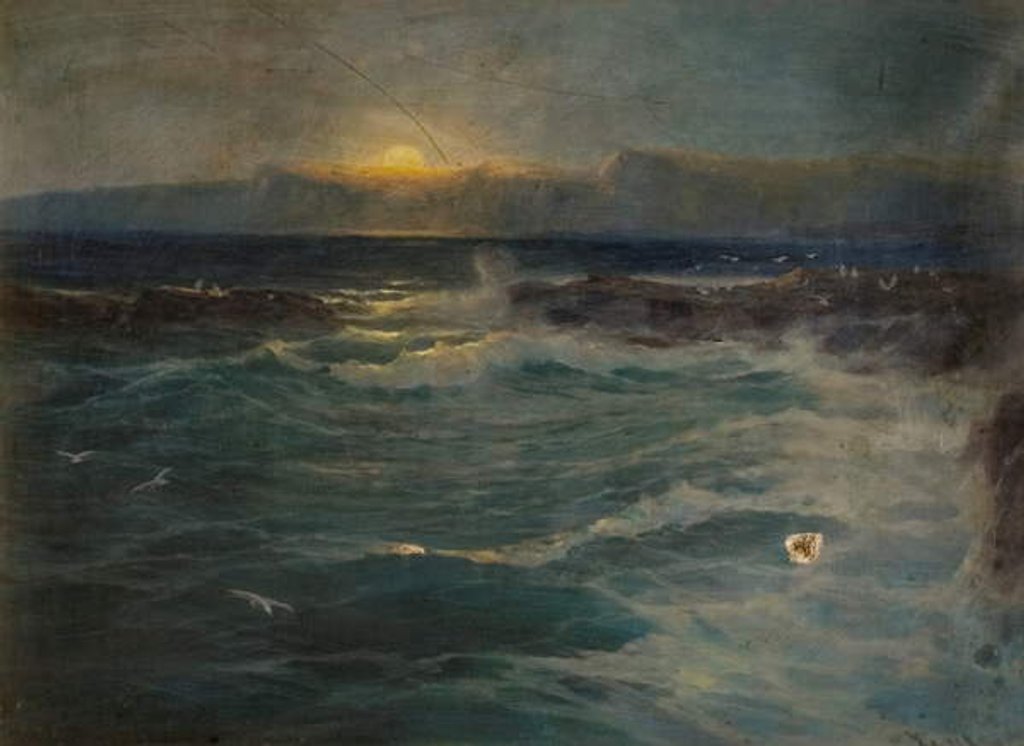 Detail of The Reef, Porth, Newquay, late 19th-early 20th century by Reginald Smith