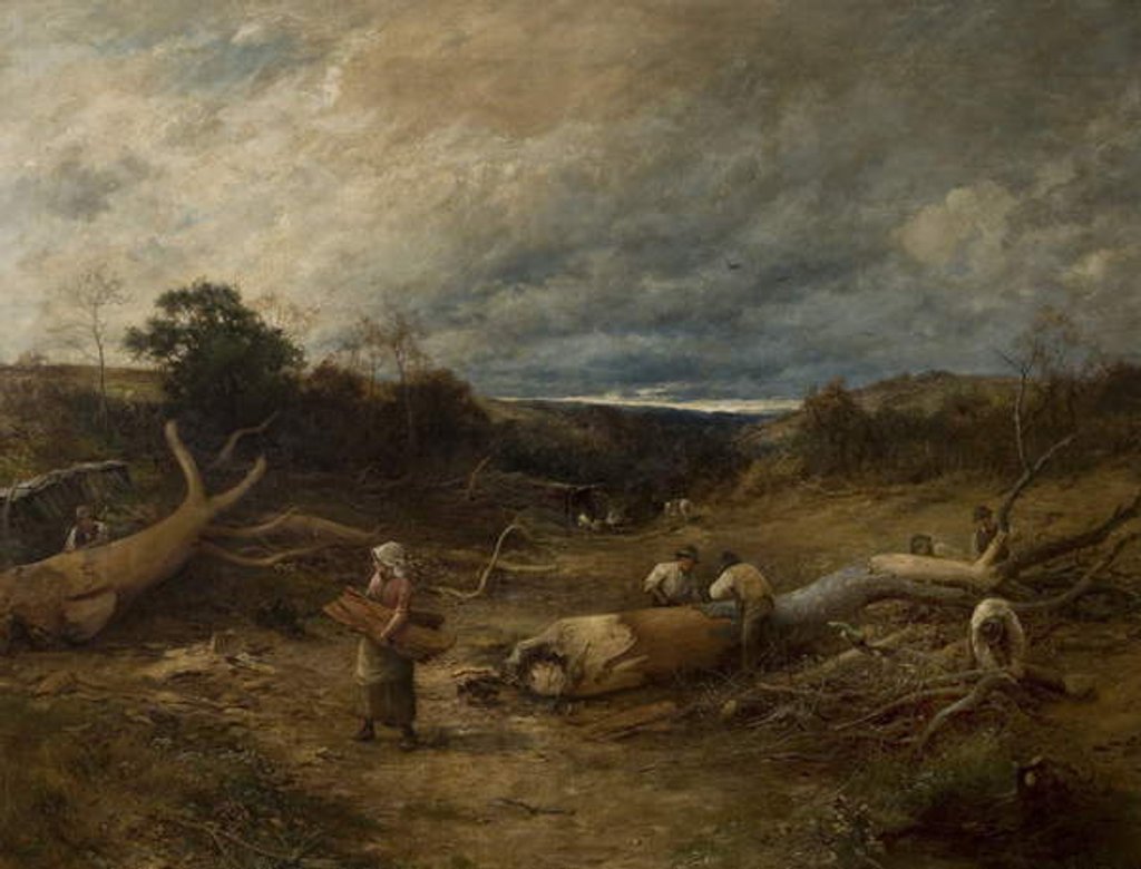 Detail of Hearts of Oak, 1891 by David Bates