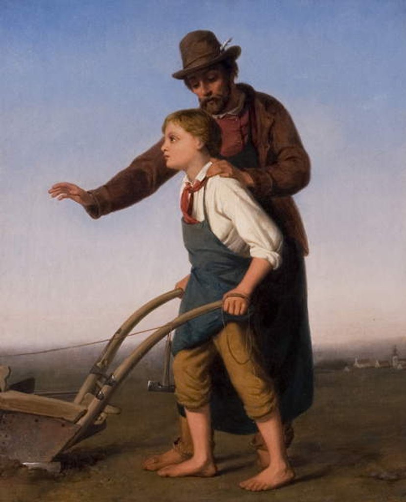 Detail of Train Up a Child in the Way He Should Go, c.1861 by William Charles Thomas Dobson