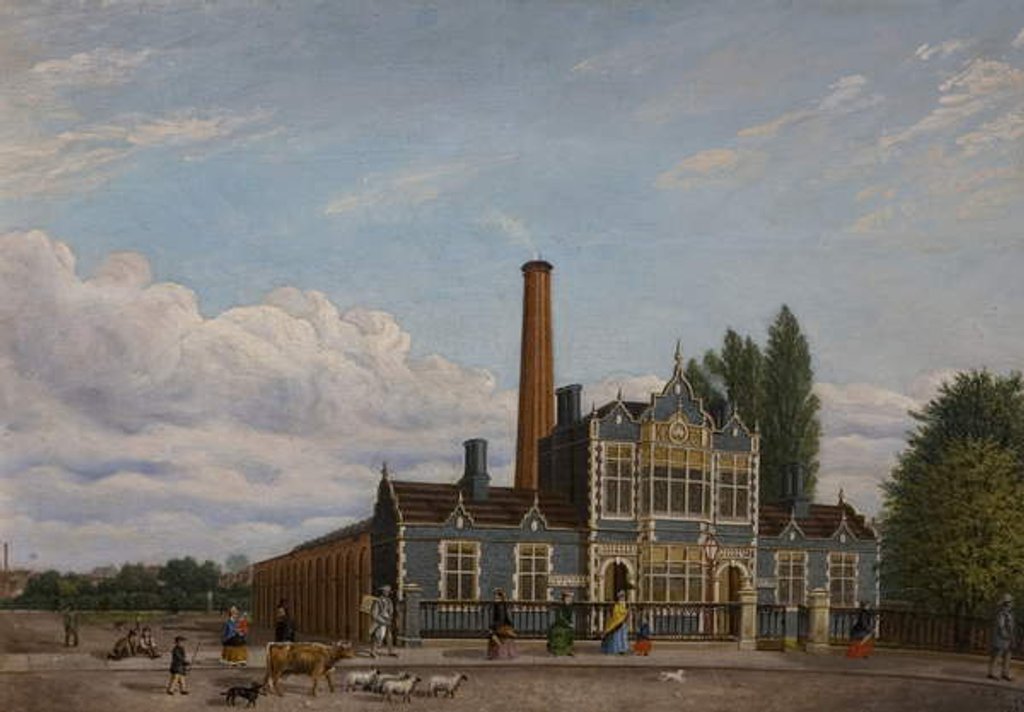 Detail of Coventry Public Baths, 1873 by William Earp Reeve