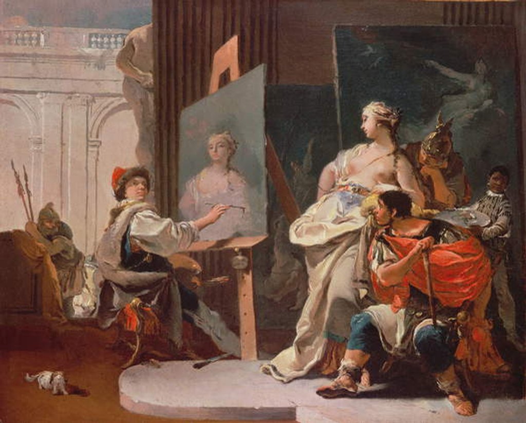 Detail of Alexander and Campaspe in the Studio of Apelles by Giovanni Battista Tiepolo