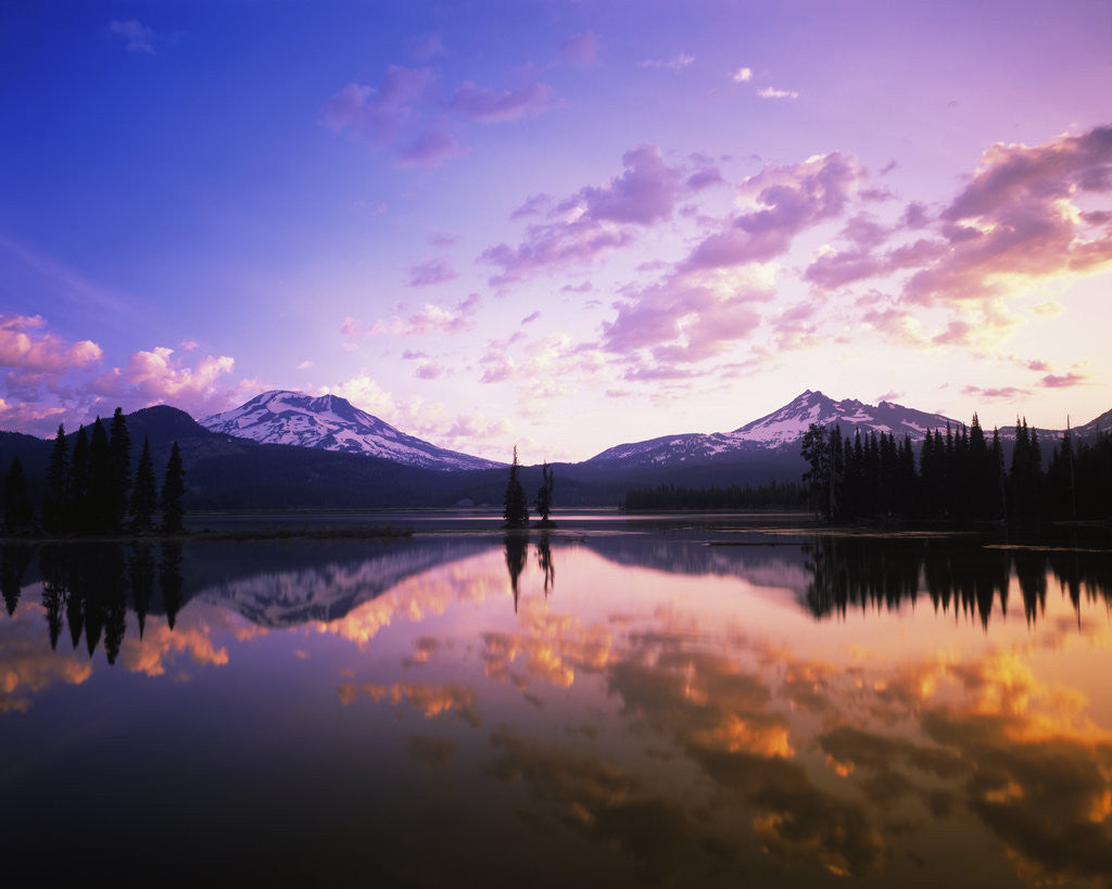Detail of Sparks Lake at Sunrise by Anonymous
