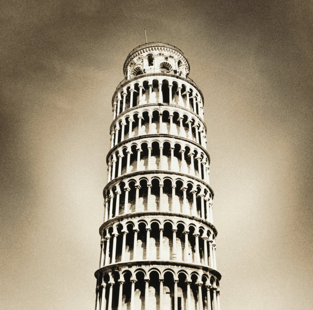 Detail of Leaning Tower of Pisa by Corbis