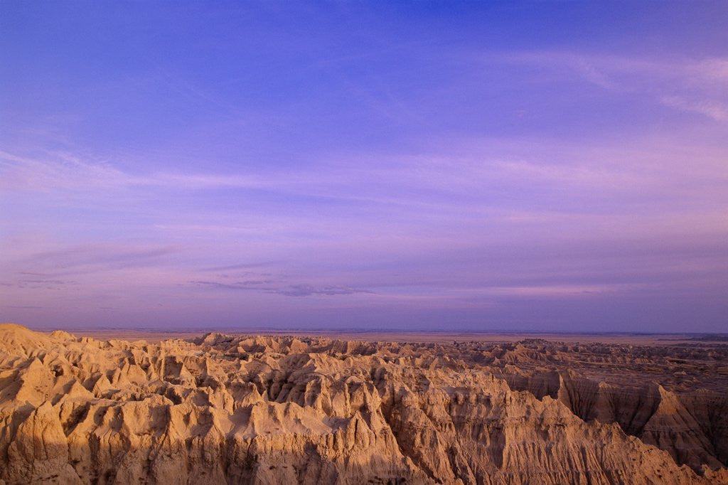 Detail of Canyons of Badlands National Park by Anonymous