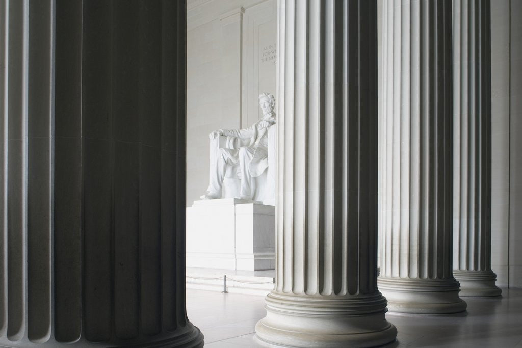 Detail of Lincoln Memorial by Anonymous