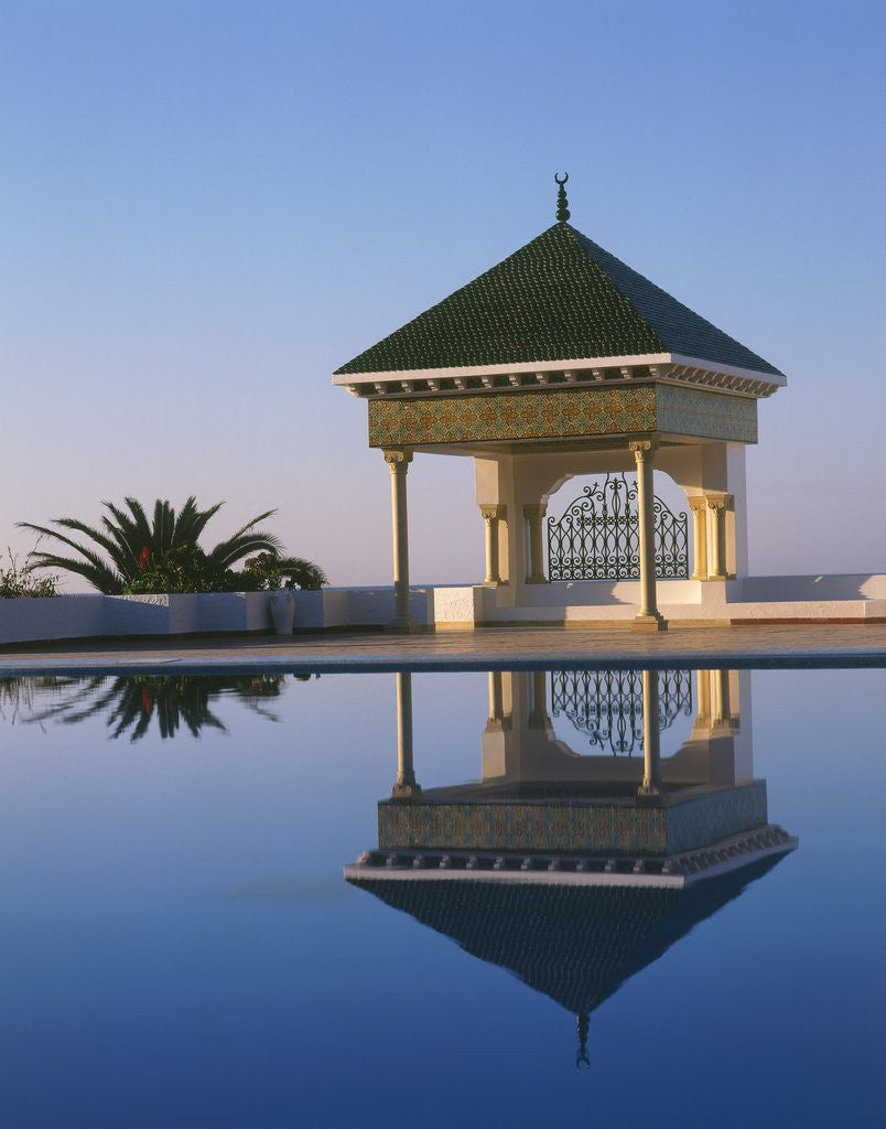 Detail of Pavilion and Pool by Anonymous
