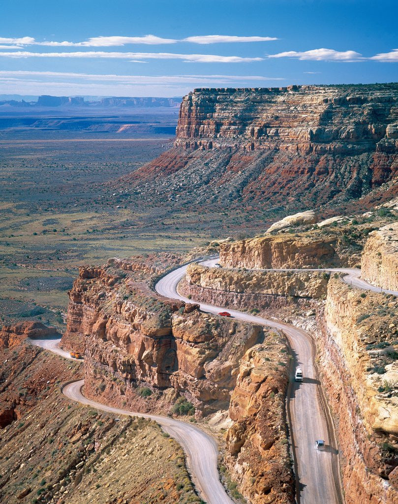 Detail of Road into Valley of the Gods by Anonymous