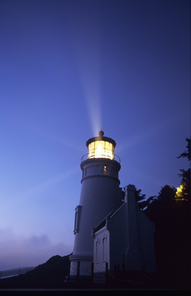 Detail of Lighthouse at Twilight by Anonymous