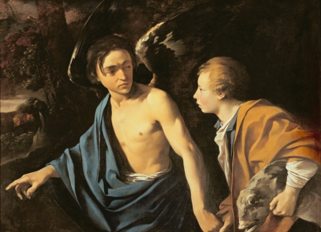 Detail of Tobias and the Angel by Dirck van Baburen