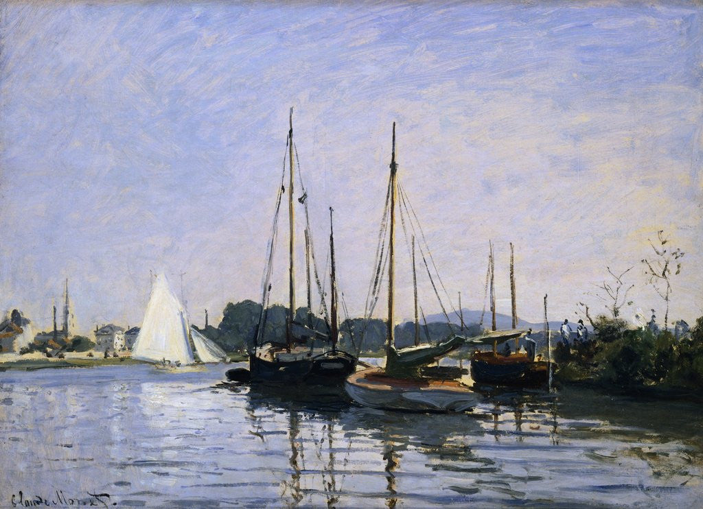 Detail of Recreational Boats by Claude Monet