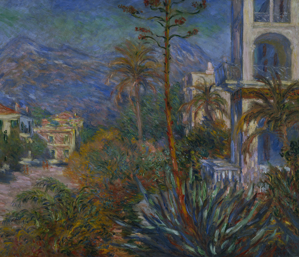 Detail of The Villas at Borighera by Claude Monet