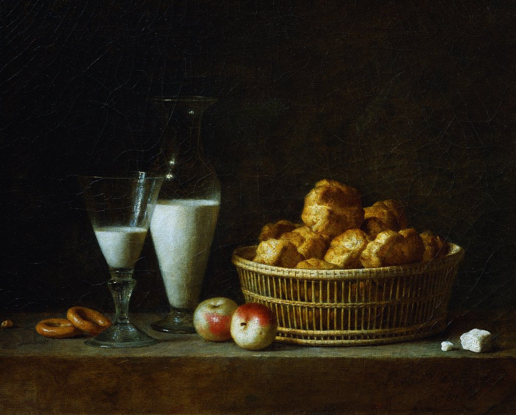 Detail of The Little Breakfast by Henri Horace Rolland Delaporte