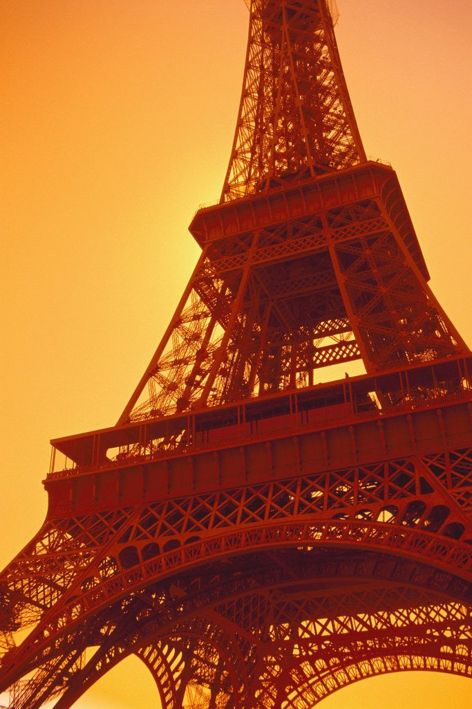 Detail of Eiffel Tower Against Sky by Corbis
