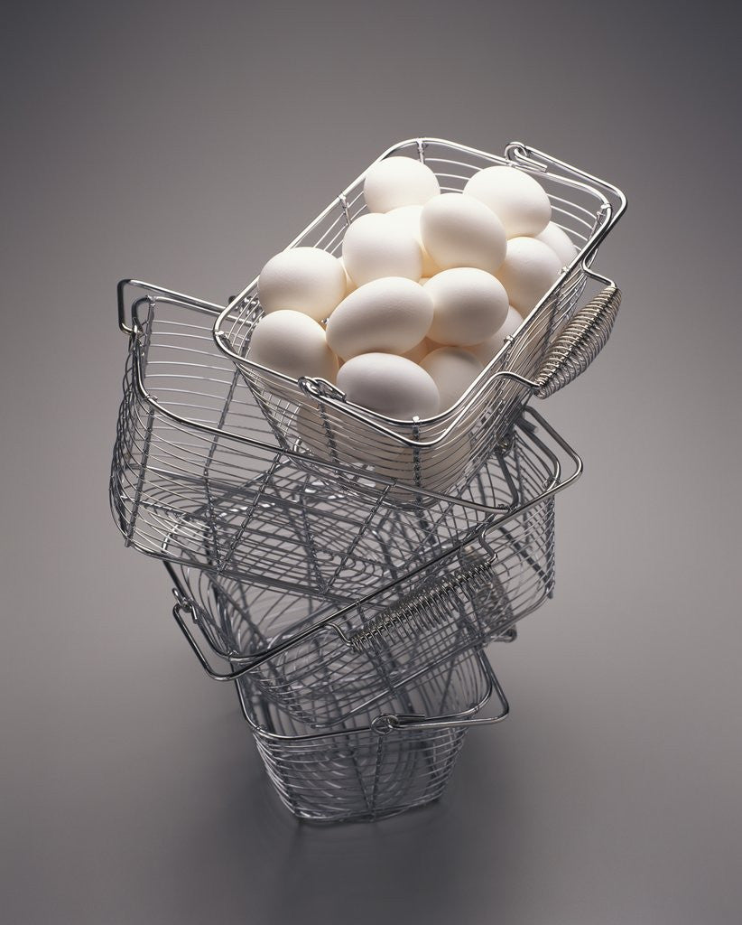 Detail of All Eggs in One Basket by Anonymous