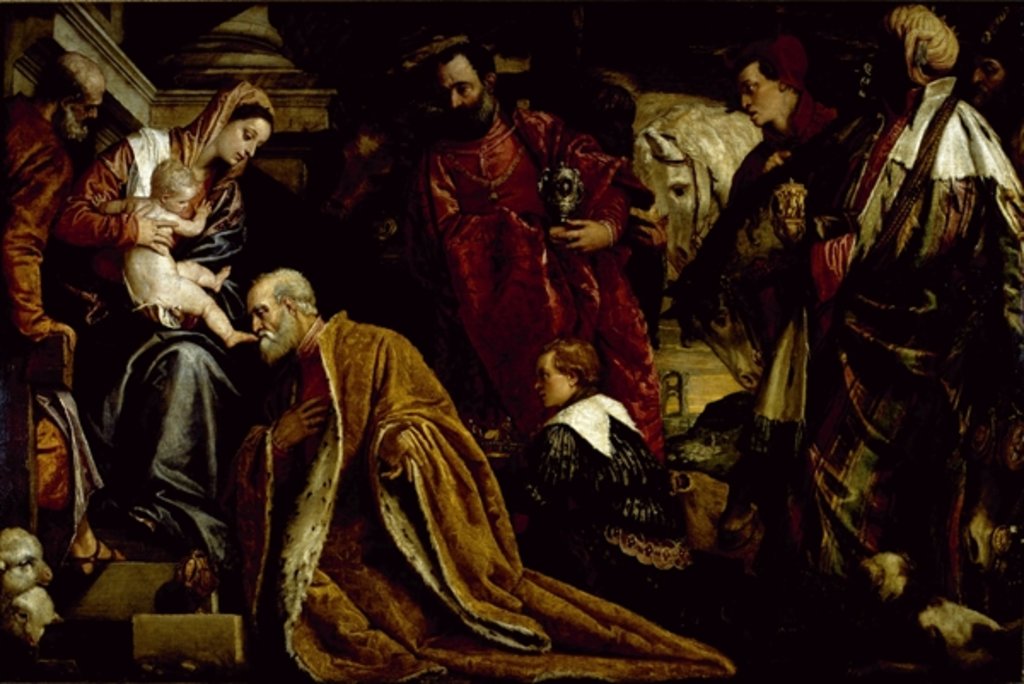 Detail of The Adoration of the Magi by Veronese