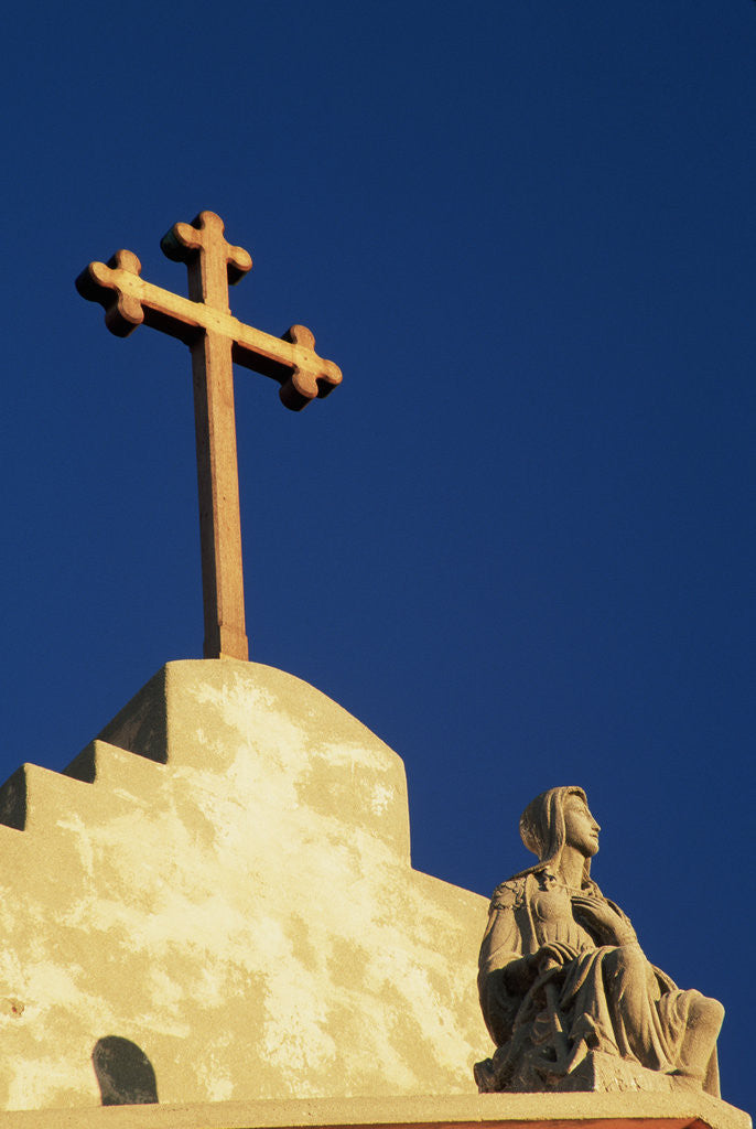 Detail of Santa Barbara Mission Cross by Anonymous
