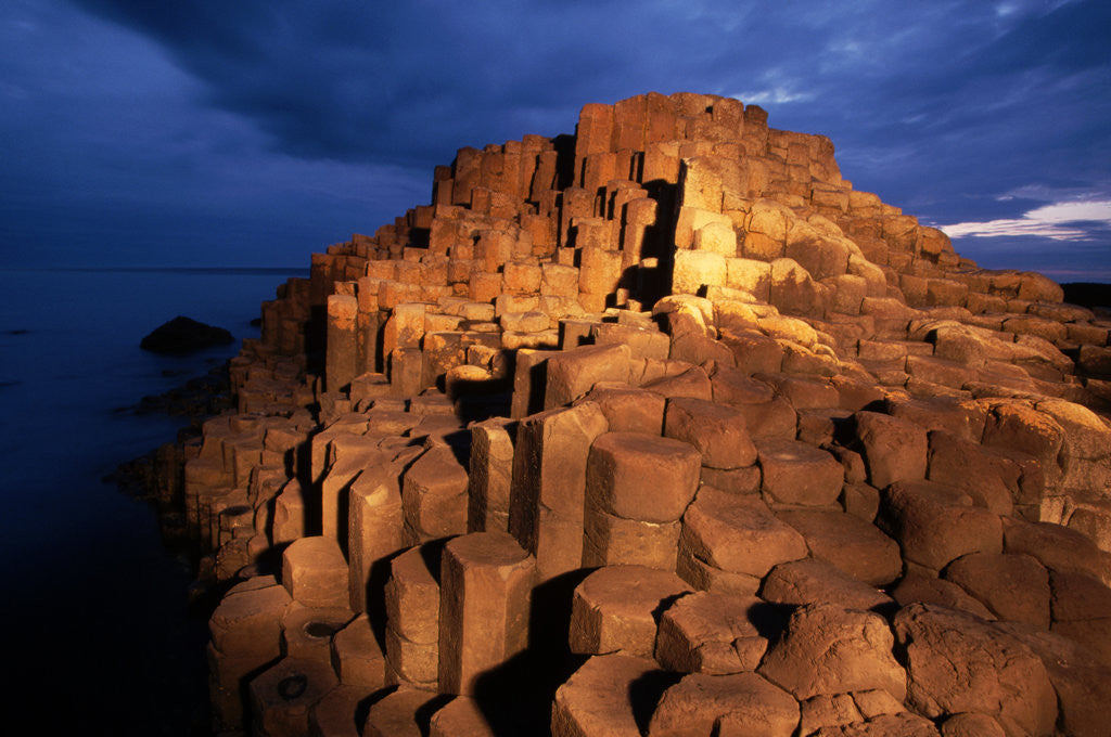Detail of Giant's Causeway Basalt Columns by Anonymous