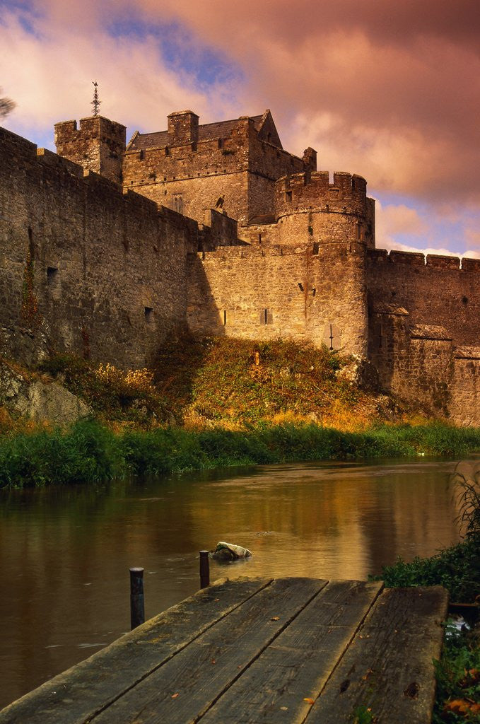 Detail of River Suir Around the Cahir Castle by Corbis