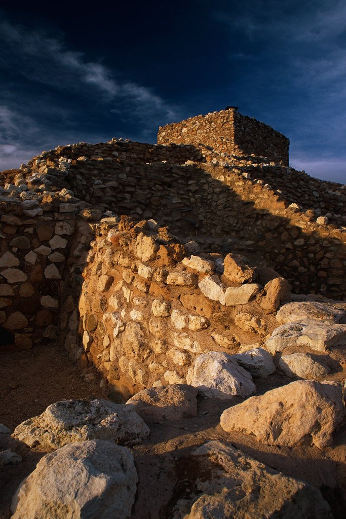 Detail of Pueblo Ruins at Tuzigoot National Monument by Corbis