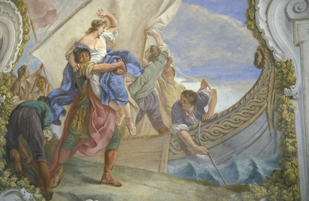 Detail of Seriman-Widman villa, Mira, Riviera del Brenta, Veneto, Italy by Anonymous