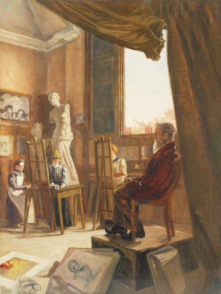 Detail of The Art Class by F.A. Howard