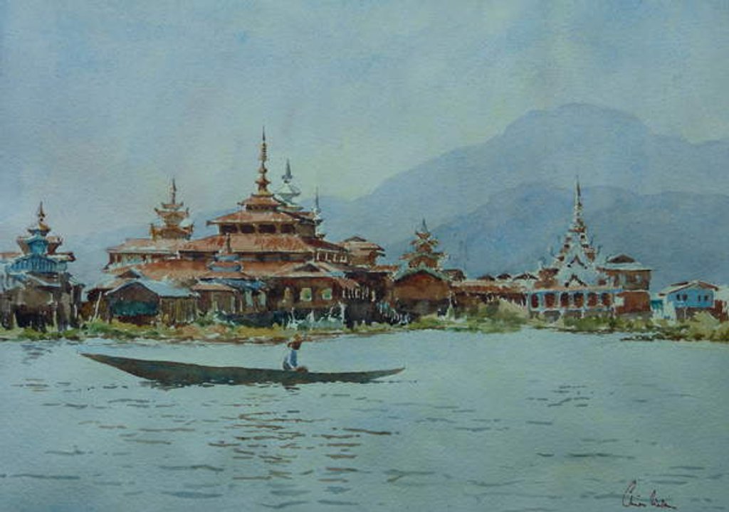 Detail of 926 Monastery, Kyuk Daine by Wilson Clive