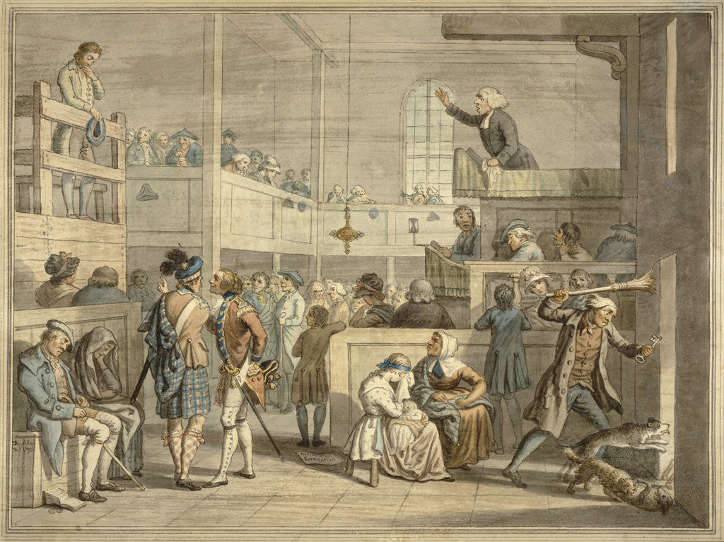 Detail of The Black Stool (The Stool of Repentance) by David Allan