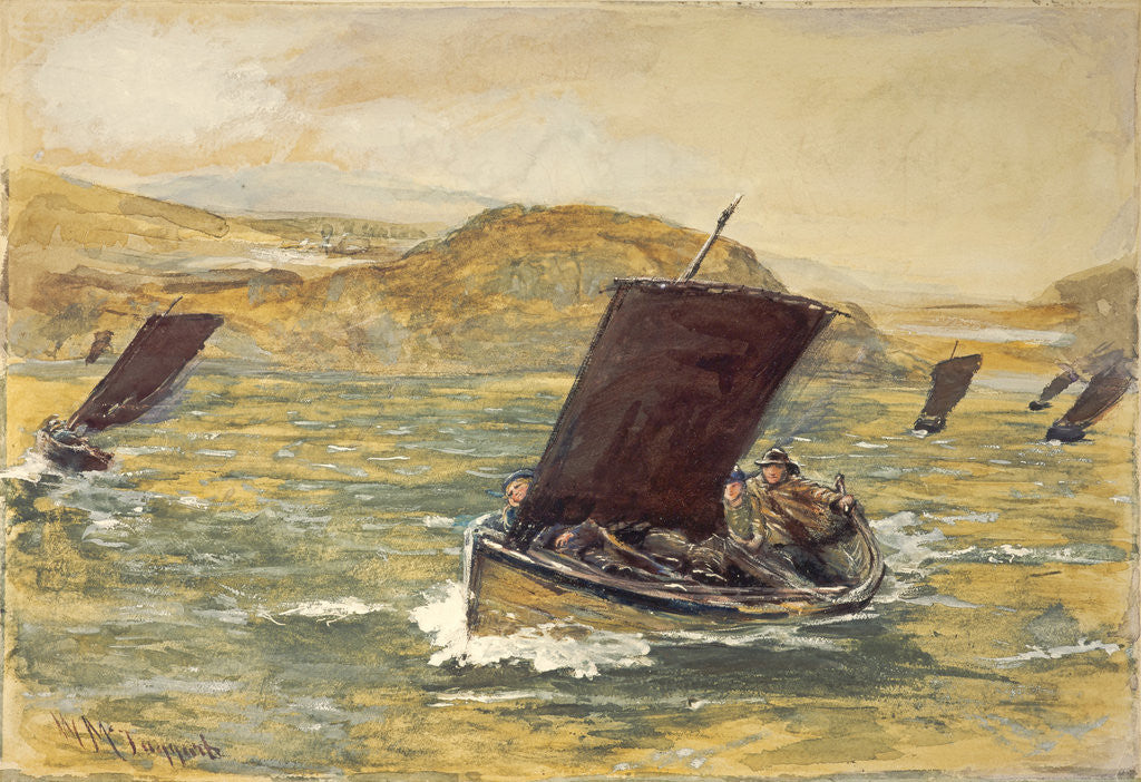 Detail of Off to the Fishing by William McTaggart