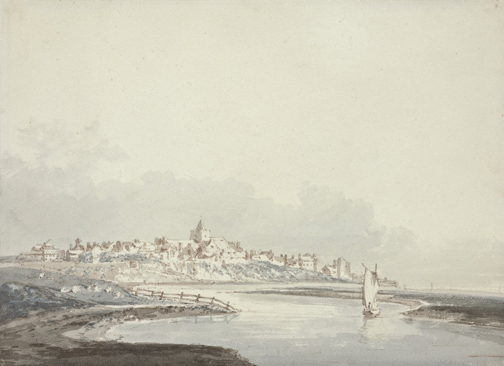 Detail of Rye, Sussex by Joseph Mallord William Turner