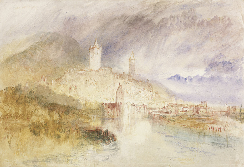 Detail of Thun by Joseph Mallord William Turner
