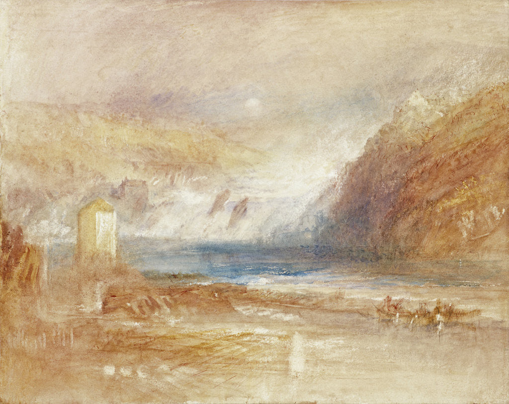 Detail of Falls of the Rhine at Schaffhausen, Front View by Joseph Mallord William Turner