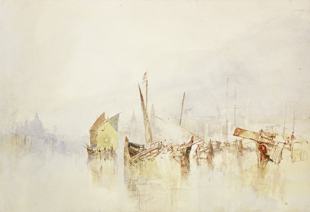 Detail of The Sun of Venice by Joseph Mallord William Turner