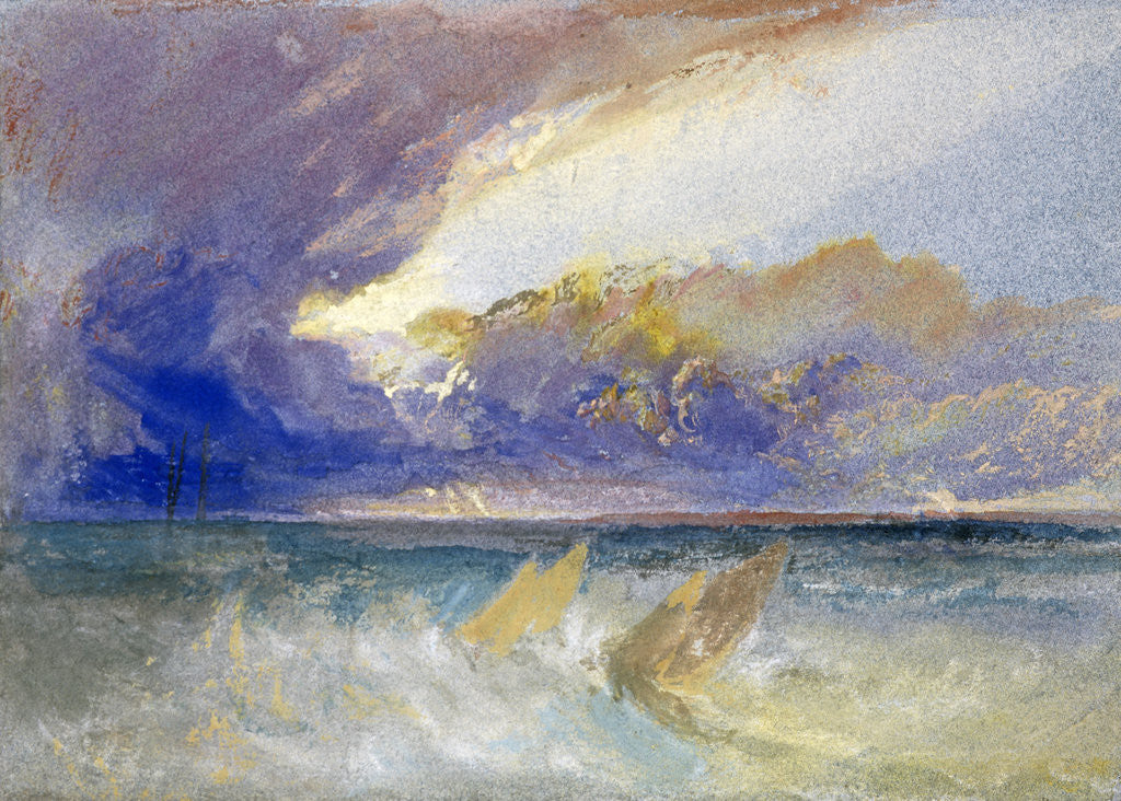 Detail of Sea View by Joseph Mallord William Turner