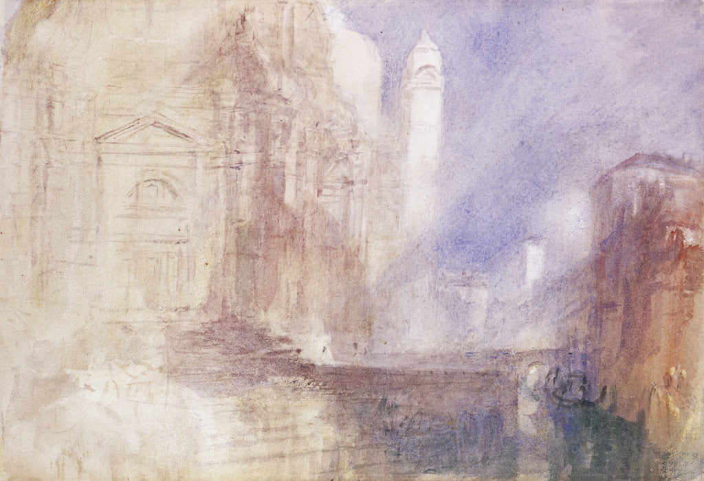 Detail of The Grand Canal by the Salute, Venice by Joseph Mallord William Turner