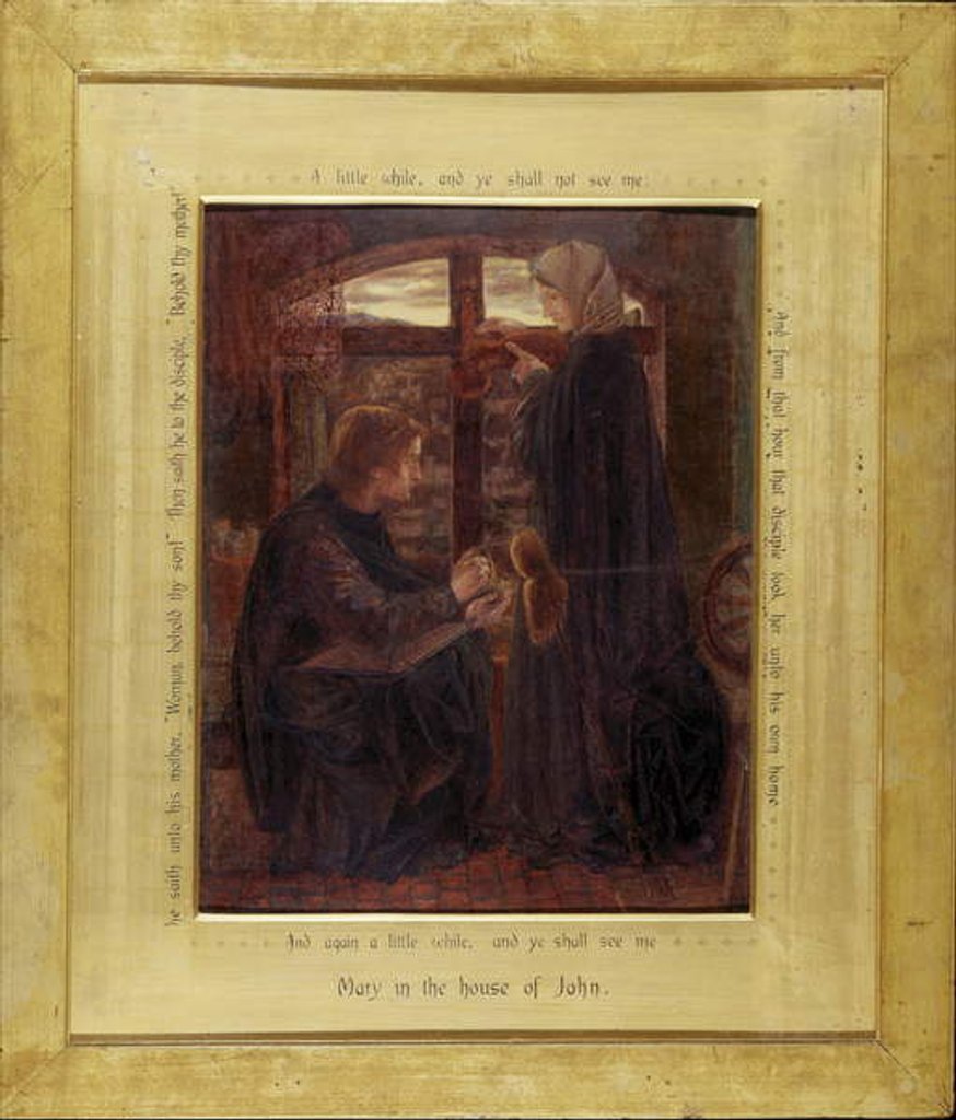 Detail of Mary in the House of St. John, 1858 by Dante Gabriel Charles Rossetti