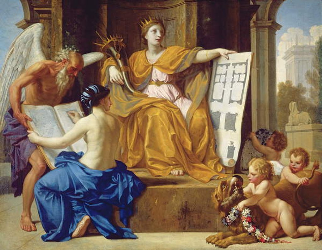 Detail of An Allegory of Magnificence, c.1654 by Eustache Le Sueur