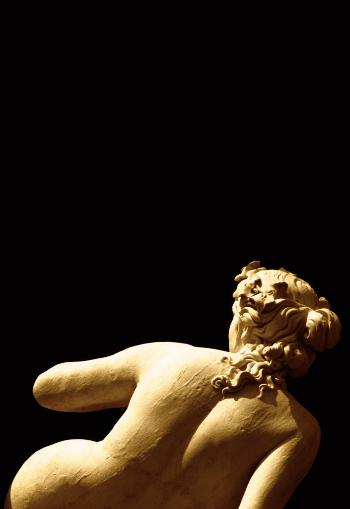 Detail of Statue of a woman from behind by Ricardo Demurez