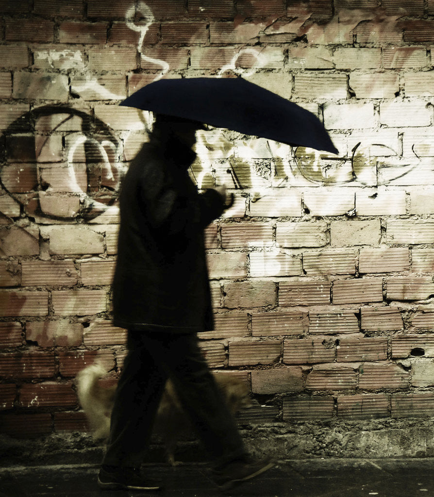 Detail of Umbrella man by Eugenia Kyriakopoulou