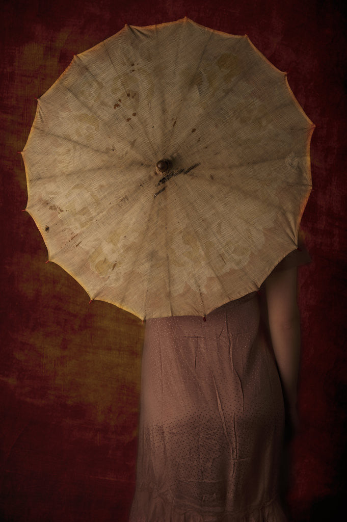 Detail of She and her umbrella by Ricardo Demurez