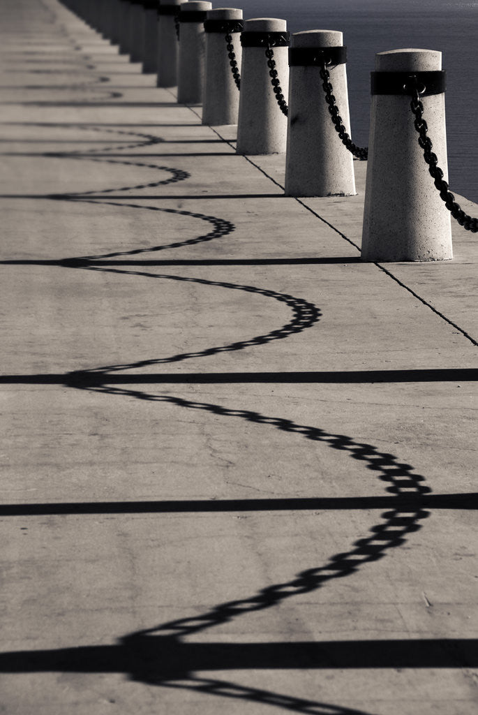 Detail of Street and chains by Ricardo Demurez