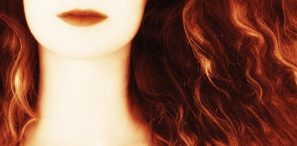 Detail of Red Lips by Eugenia Kyriakopoulou