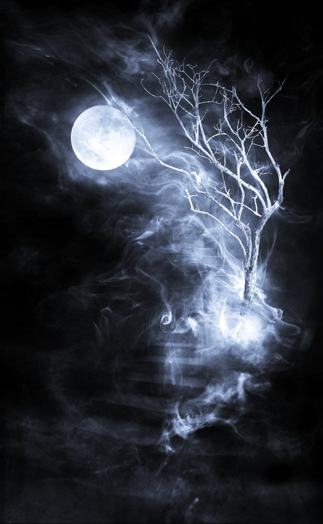 Detail of dreamescape by Alexandra Stanek