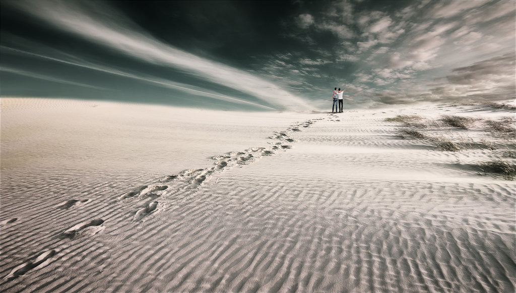 Detail of Beyond the horizon you continue by Christine Ellger