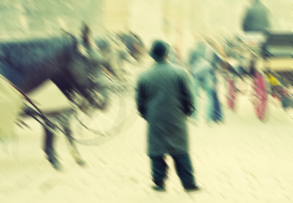 Detail of the afternoon walk of Mr. Kameris by Antonis Gourountis