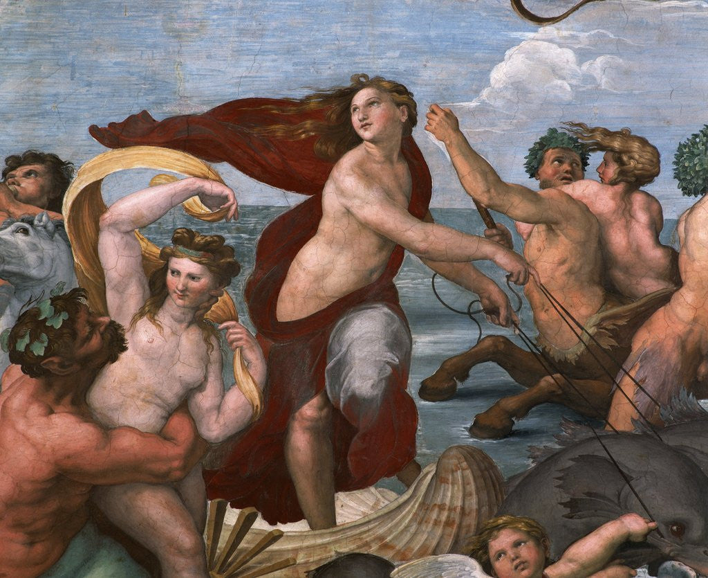 Detail of Detail of Mythological Figures from Galatea by Raphael