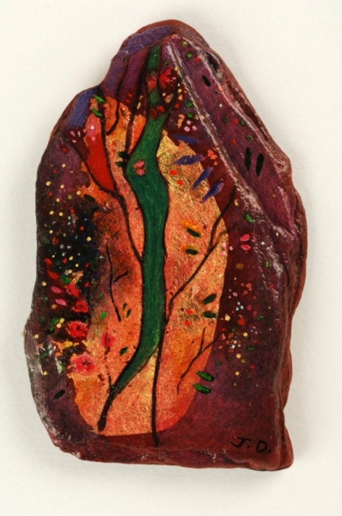 Detail of Emerald Tree, 2006 by Jane Deakin