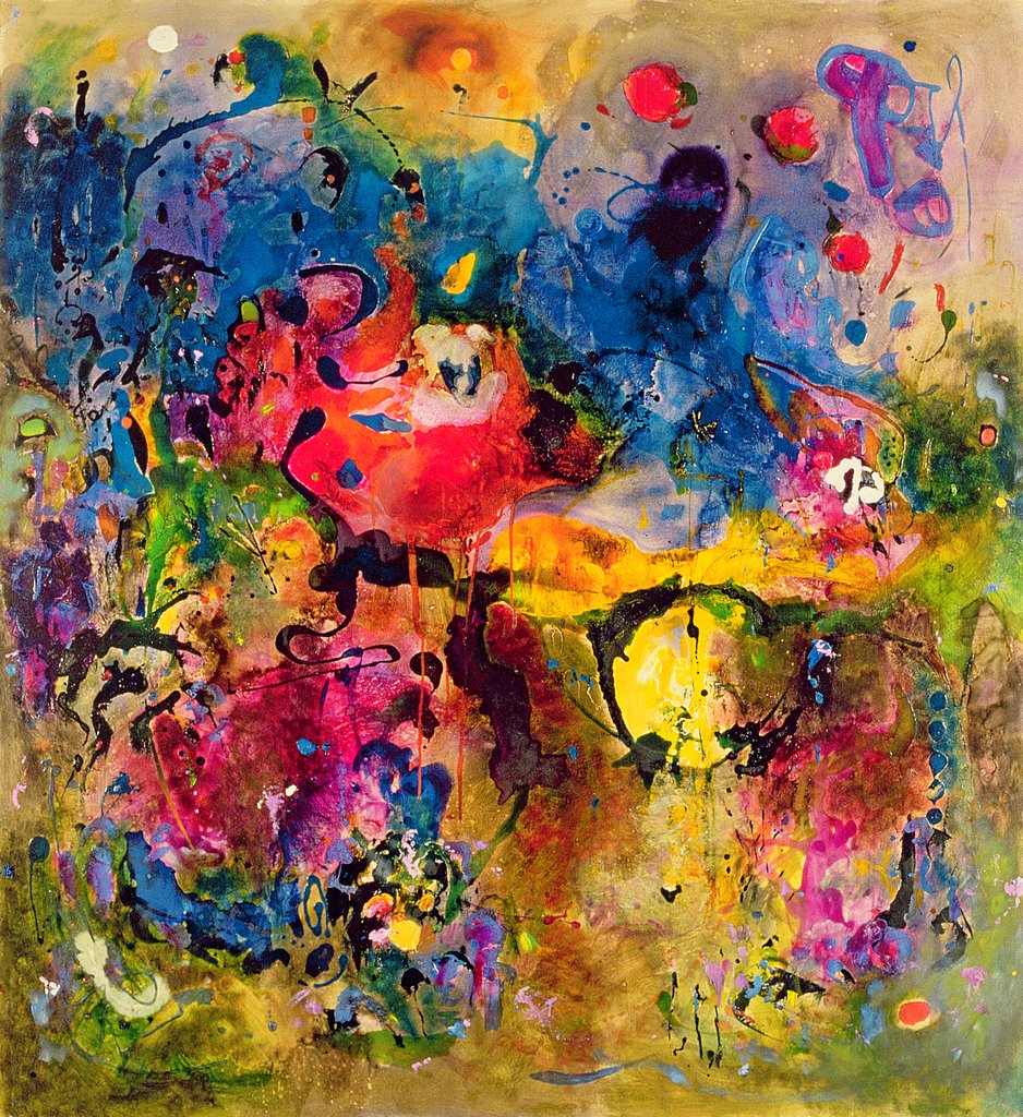 Detail of Garden of Heavenly and Earthly Delights, 1988 by Jane Deakin